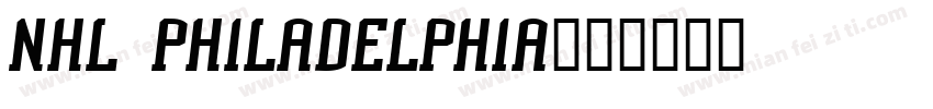 NHL Philadelphia字体转换